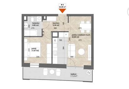 Mieszkanie w inwestycji: Apartamenty Śródmieście