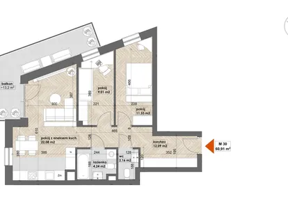 Mieszkanie w inwestycji: Apartamenty Śródmieście