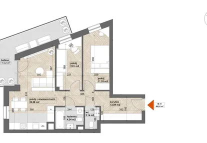 Mieszkanie w inwestycji: Apartamenty Śródmieście