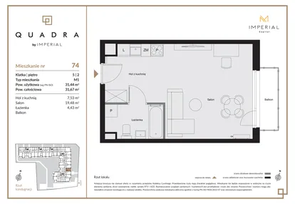 Mieszkanie w inwestycji: QUADRA