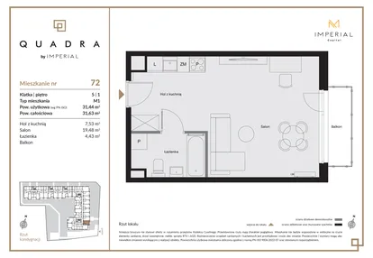 Mieszkanie w inwestycji: QUADRA