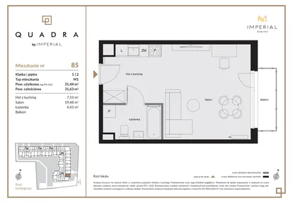 Mieszkanie w inwestycji: QUADRA