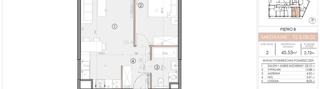 Mieszkanie w inwestycji: Bukowińska Mokotów etap 2