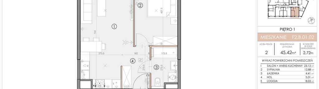 Mieszkanie w inwestycji: Bukowińska Mokotów etap 2