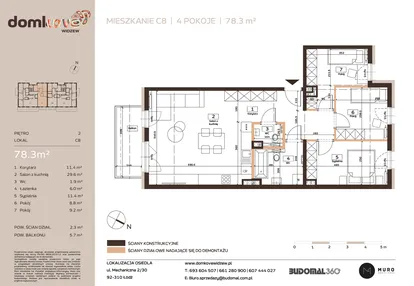 Mieszkanie w inwestycji: Domkove Widzew