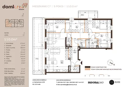 Mieszkanie w inwestycji: Domkove Widzew