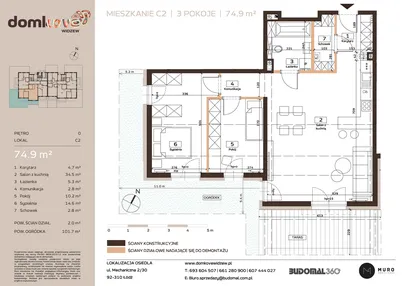 Mieszkanie w inwestycji: Domkove Widzew