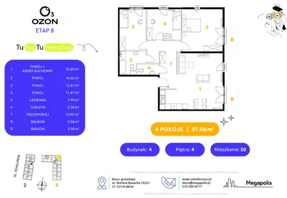 Mieszkanie w inwestycji: Osiedle Ozon etap VIII