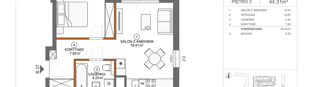 Mieszkanie w inwestycji: Apartamenty Rusałki