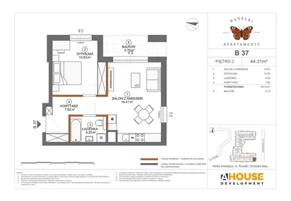 Mieszkanie w inwestycji: Apartamenty Rusałki