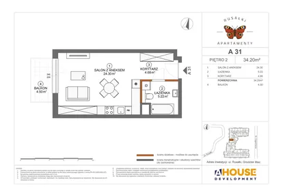 Mieszkanie w inwestycji: Apartamenty Rusałki