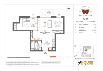 Mieszkanie w inwestycji: Apartamenty Rusałki