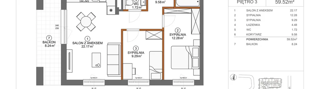 Mieszkanie w inwestycji: Apartamenty Rusałki