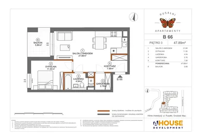 Mieszkanie w inwestycji: Apartamenty Rusałki