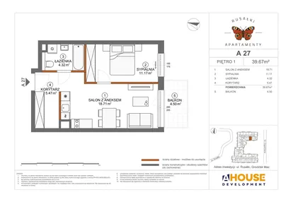 Mieszkanie w inwestycji: Apartamenty Rusałki