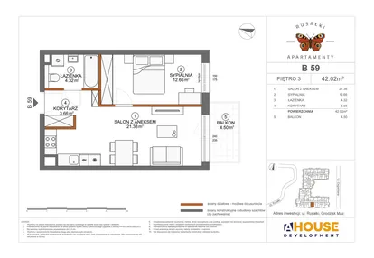 Mieszkanie w inwestycji: Apartamenty Rusałki
