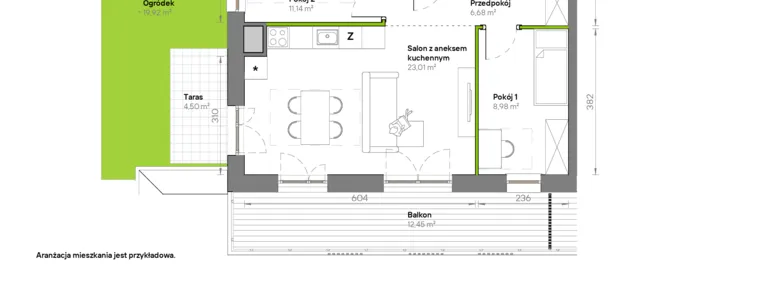 Mieszkanie w inwestycji: Żywiecka Vita