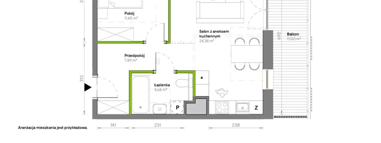 Mieszkanie w inwestycji: Żywiecka Vita