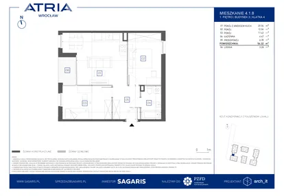 Mieszkanie w inwestycji: Atria Nowe Żerniki