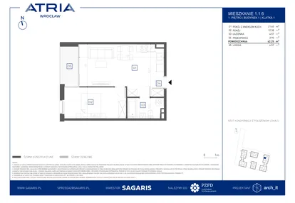 Mieszkanie w inwestycji: Atria Nowe Żerniki