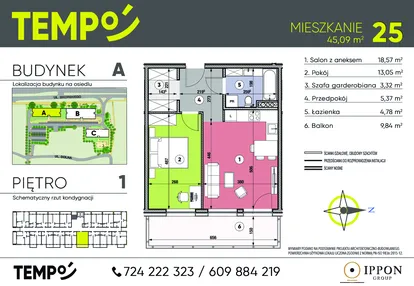 Mieszkanie w inwestycji: Osiedle TEMPO