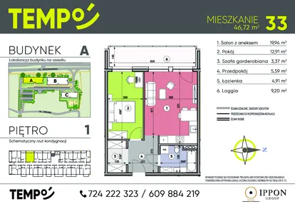 Mieszkanie w inwestycji: Osiedle TEMPO