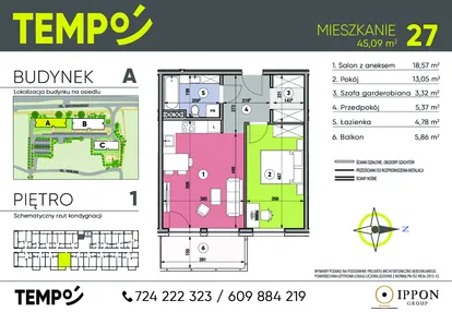 Mieszkanie w inwestycji: Osiedle TEMPO