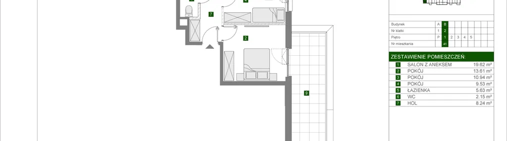 Mieszkanie w inwestycji: Osiedle Urbino etap 4.1