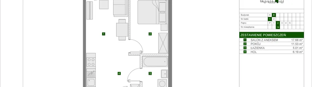 Mieszkanie w inwestycji: Osiedle Urbino etap 4.1