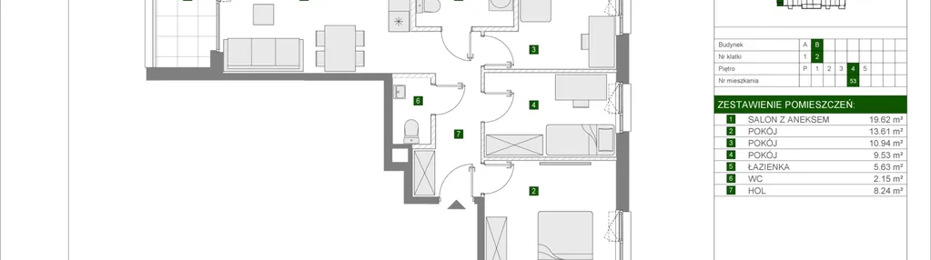 Mieszkanie w inwestycji: Osiedle Urbino etap 4.1