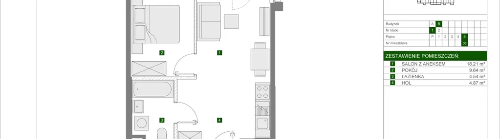 Mieszkanie w inwestycji: Osiedle Urbino etap 4.1