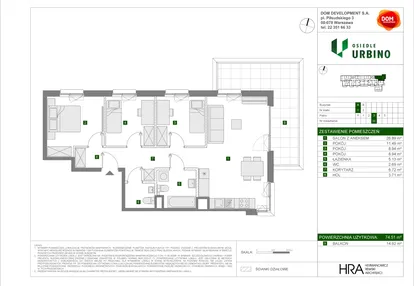 Mieszkanie w inwestycji: Osiedle Urbino etap 4.1