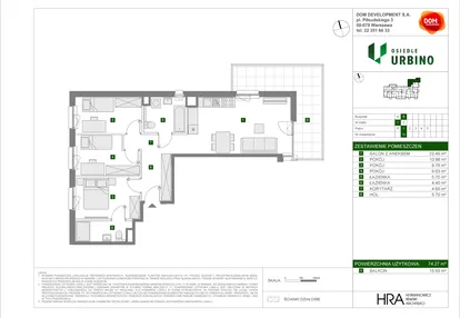 Mieszkanie w inwestycji: Osiedle Urbino etap 4.1