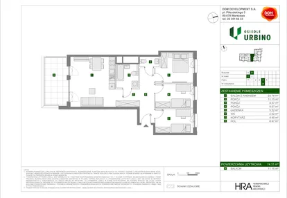 Mieszkanie w inwestycji: Osiedle Urbino etap 4.1