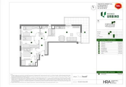 Mieszkanie w inwestycji: Osiedle Urbino etap 4.1