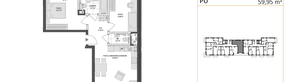 Mieszkanie w inwestycji: Konstelacja etap VI