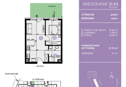 Mieszkanie w inwestycji: AURA Warszewo bud. C i D