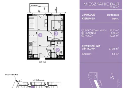 Mieszkanie w inwestycji: AURA Warszewo bud. C i D