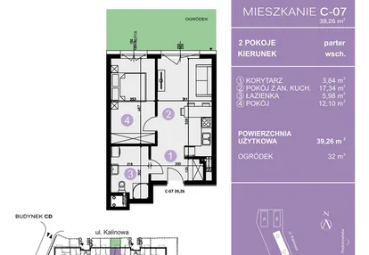 Mieszkanie w inwestycji: AURA Warszewo bud. C i D