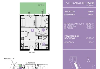 Mieszkanie w inwestycji: AURA Warszewo bud. C i D