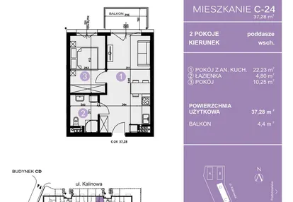 Mieszkanie w inwestycji: AURA Warszewo bud. C i D