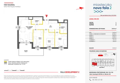 Mieszkanie w inwestycji: Miasteczko Nova Fala 2