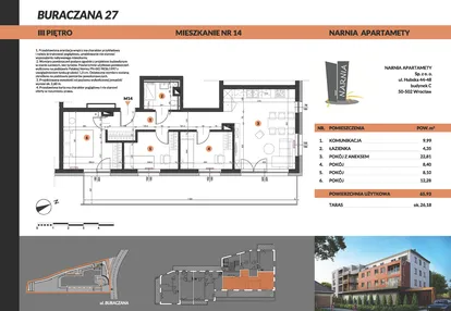 Mieszkanie w inwestycji: Buraczana 27