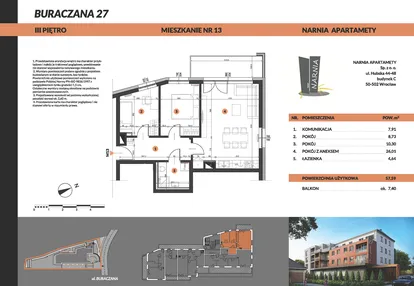 Mieszkanie w inwestycji: Buraczana 27