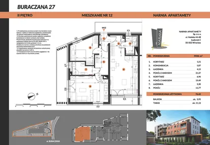 Mieszkanie w inwestycji: Buraczana 27