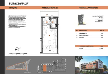 Mieszkanie w inwestycji: Buraczana 27