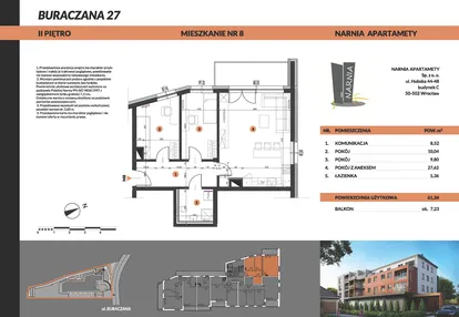Mieszkanie w inwestycji: Buraczana 27