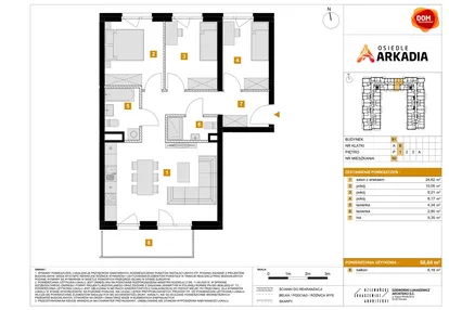 Mieszkanie w inwestycji: Osiedle Arkadia etap 2