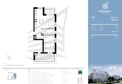 Mieszkanie w inwestycji: Stocznia Residence