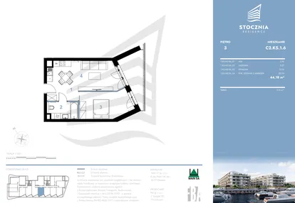 Mieszkanie w inwestycji: Stocznia Residence